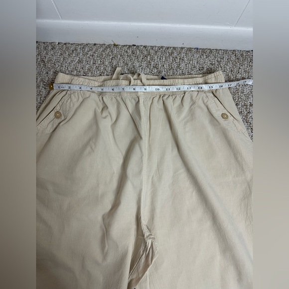 Gloria Vanderbilt Cream Lightweight Chinos Relaxed Fit size XL - Picture 4 of 6